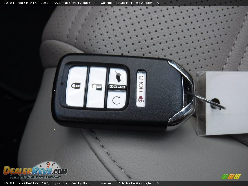 2018 Honda CR-V EX-L AWD Crystal Black Pearl / Black Photo #26