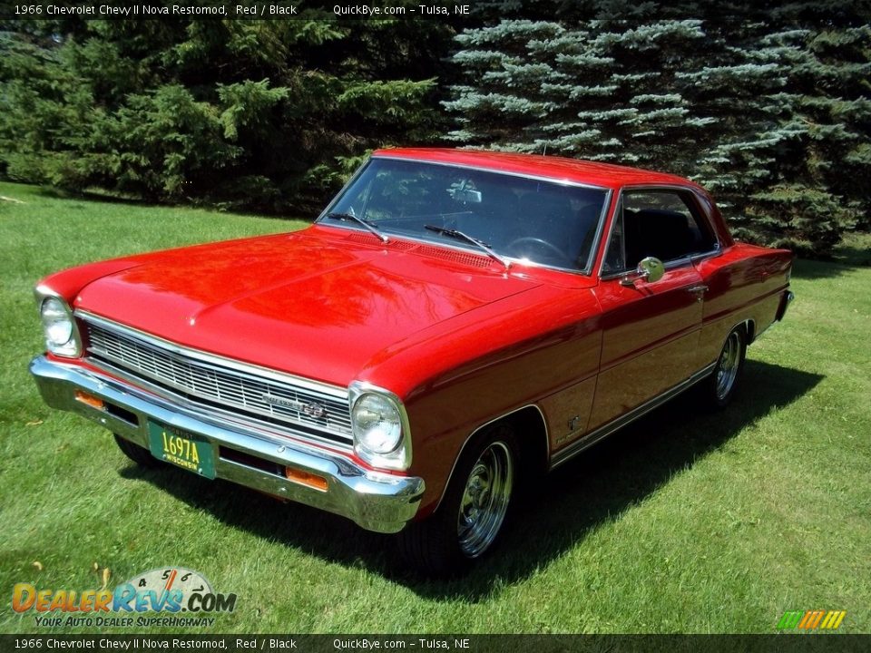 Front 3/4 View of 1966 Chevrolet Chevy II Nova Restomod Photo #2