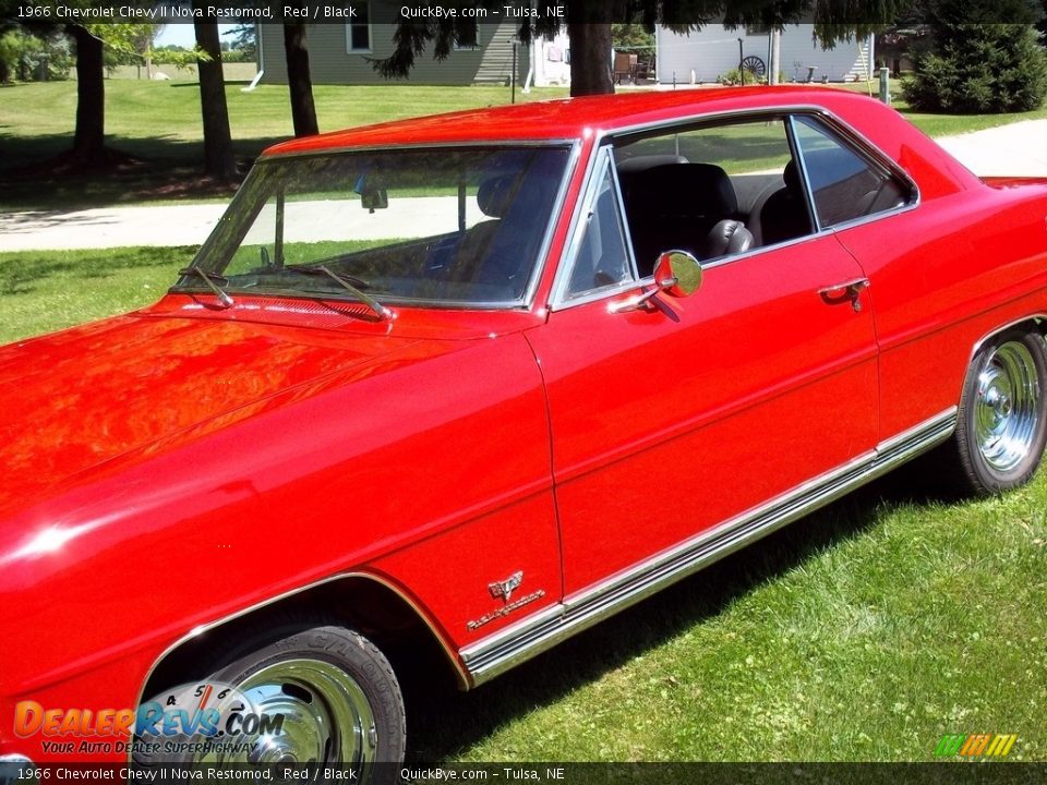 Red 1966 Chevrolet Chevy II Nova Restomod Photo #3