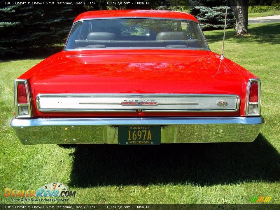 1966 Chevrolet Chevy II Nova Restomod Red / Black Photo #9