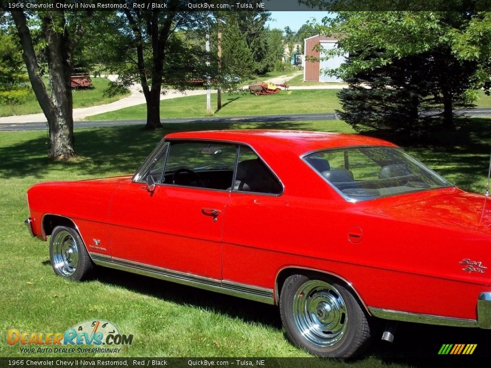 1966 Chevrolet Chevy II Nova Restomod Red / Black Photo #10