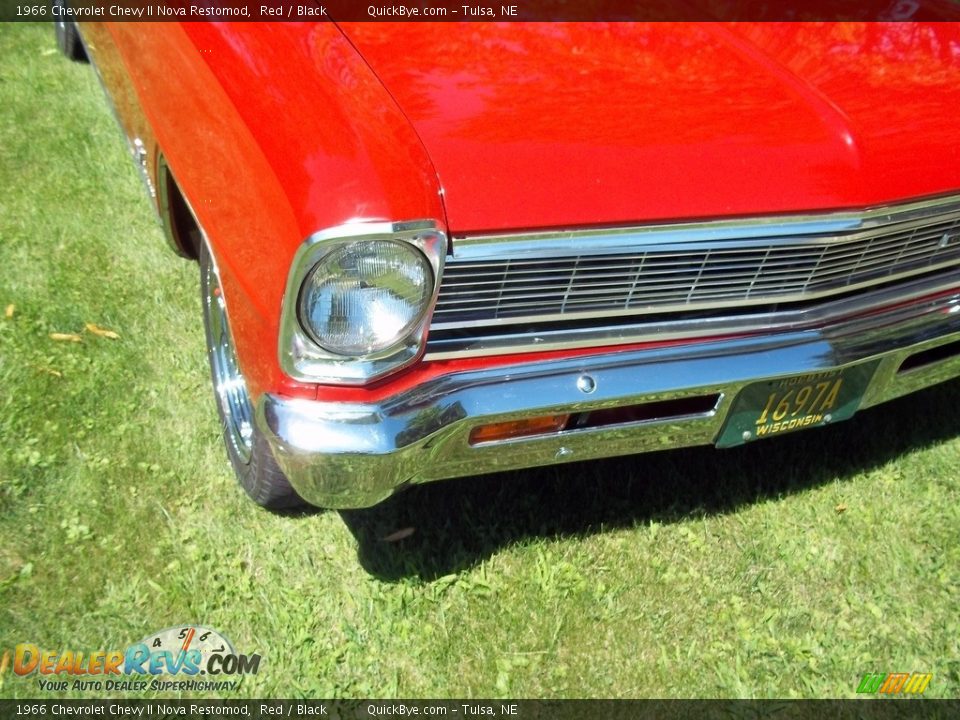 1966 Chevrolet Chevy II Nova Restomod Red / Black Photo #11