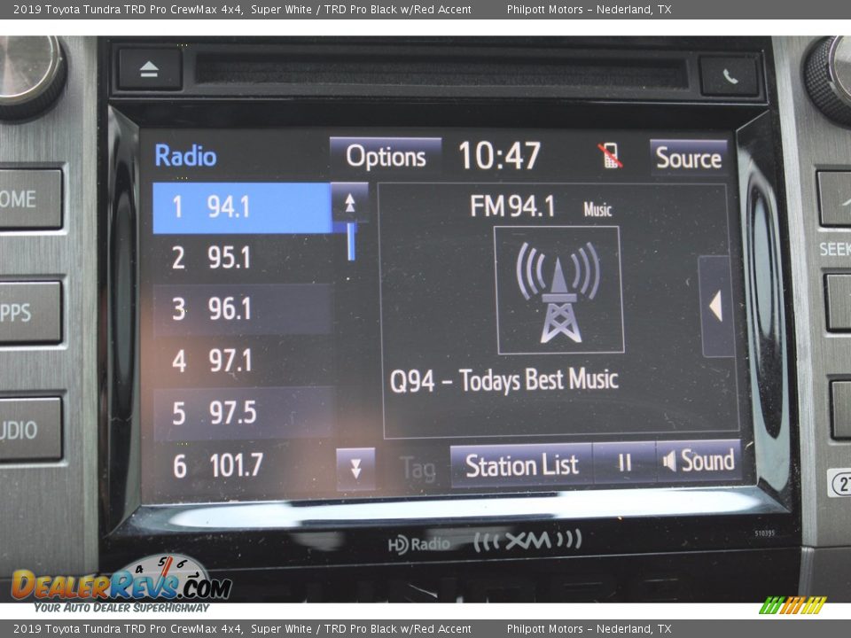 2019 Toyota Tundra TRD Pro CrewMax 4x4 Super White / TRD Pro Black w/Red Accent Photo #15