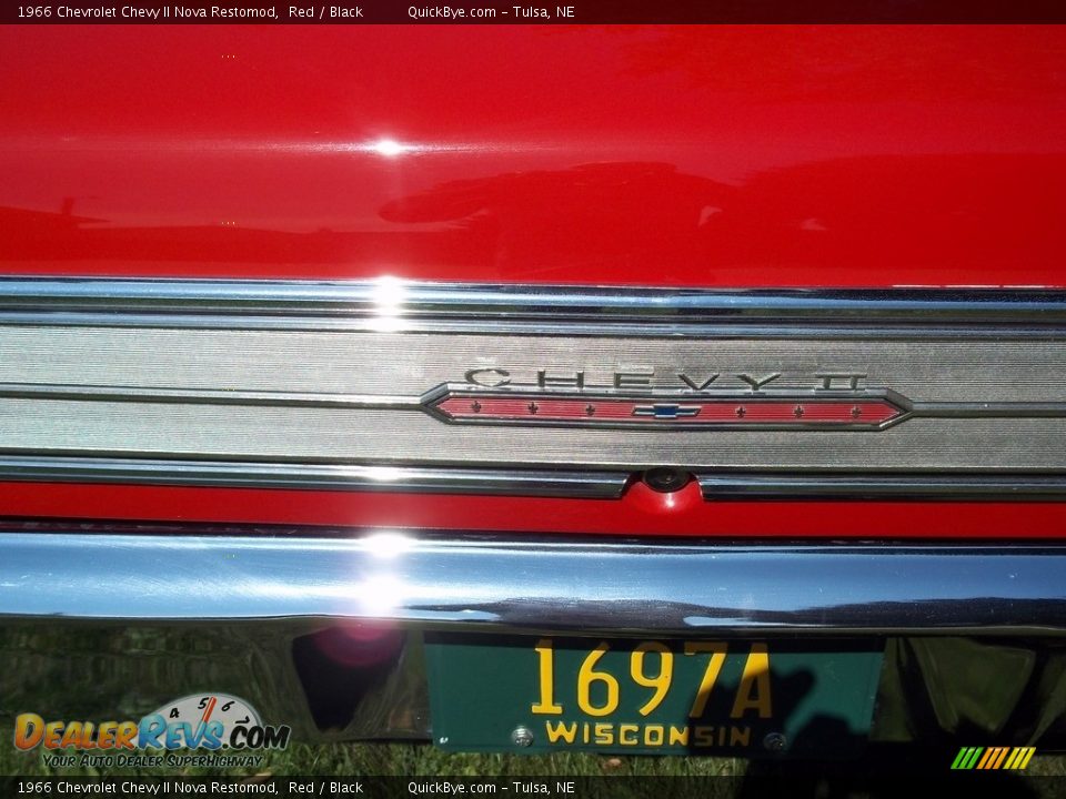 1966 Chevrolet Chevy II Nova Restomod Red / Black Photo #14