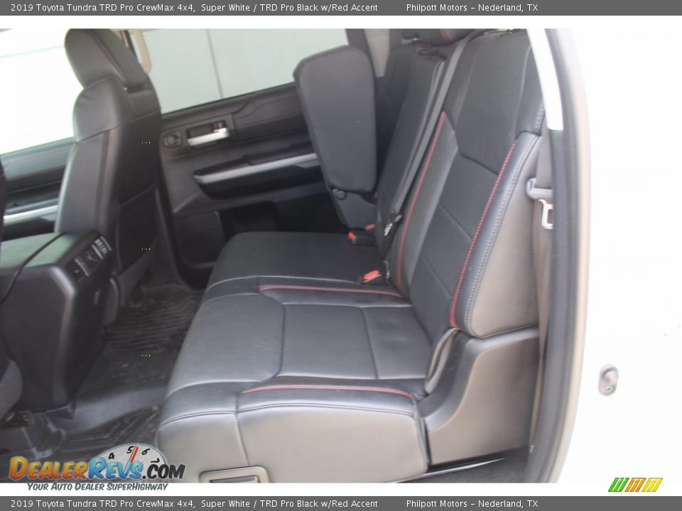 2019 Toyota Tundra TRD Pro CrewMax 4x4 Super White / TRD Pro Black w/Red Accent Photo #20