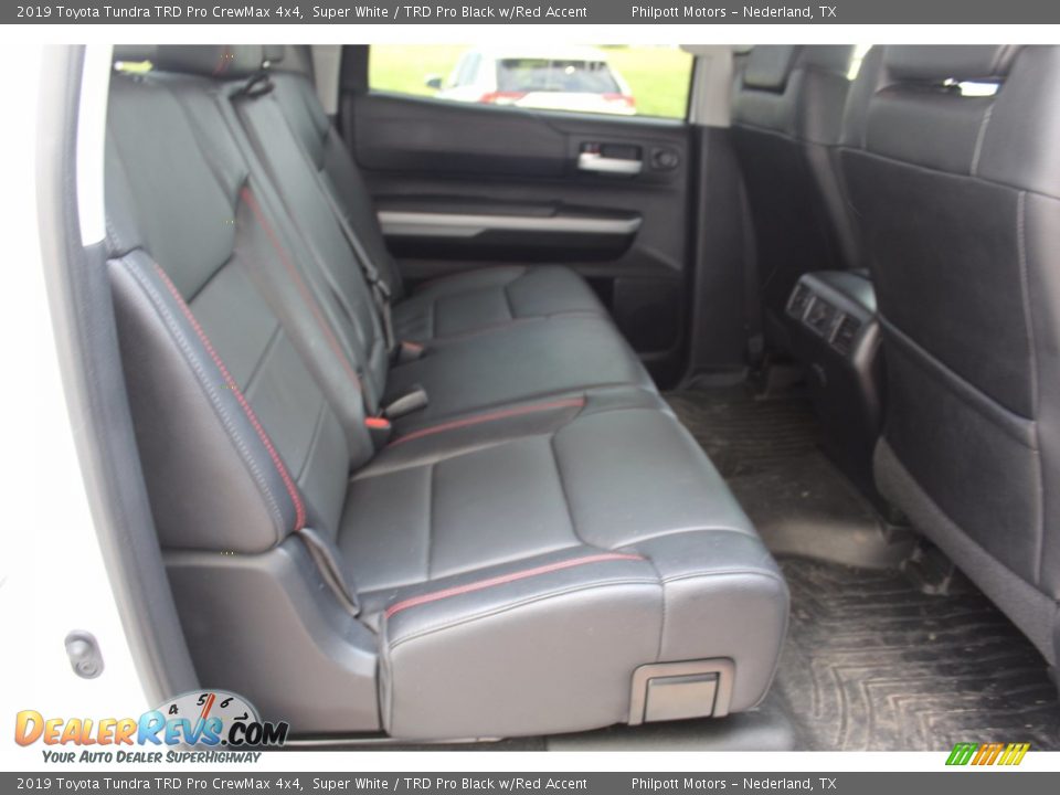 2019 Toyota Tundra TRD Pro CrewMax 4x4 Super White / TRD Pro Black w/Red Accent Photo #24