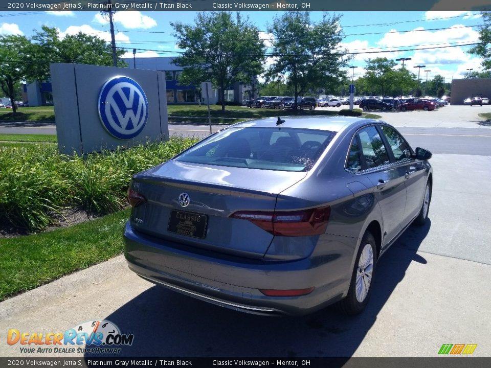 2020 Volkswagen Jetta S Platinum Gray Metallic / Titan Black Photo #2
