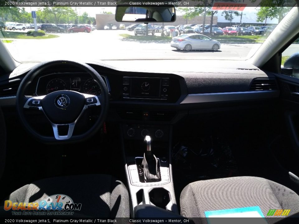 2020 Volkswagen Jetta S Platinum Gray Metallic / Titan Black Photo #3