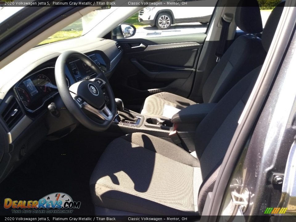2020 Volkswagen Jetta S Platinum Gray Metallic / Titan Black Photo #4