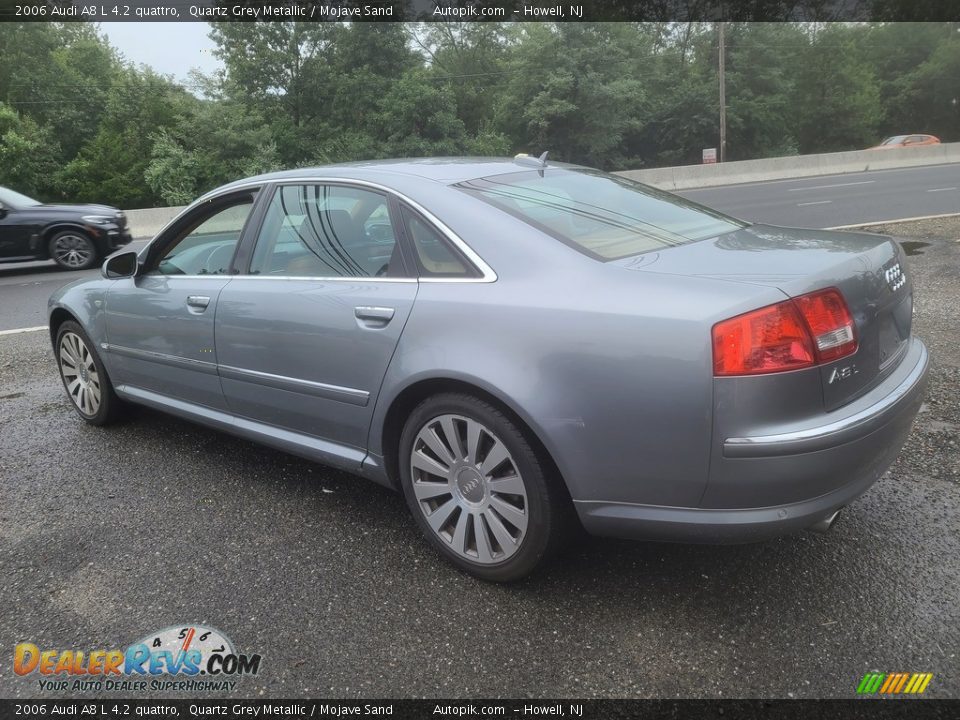 2006 Audi A8 L 4.2 quattro Quartz Grey Metallic / Mojave Sand Photo #5