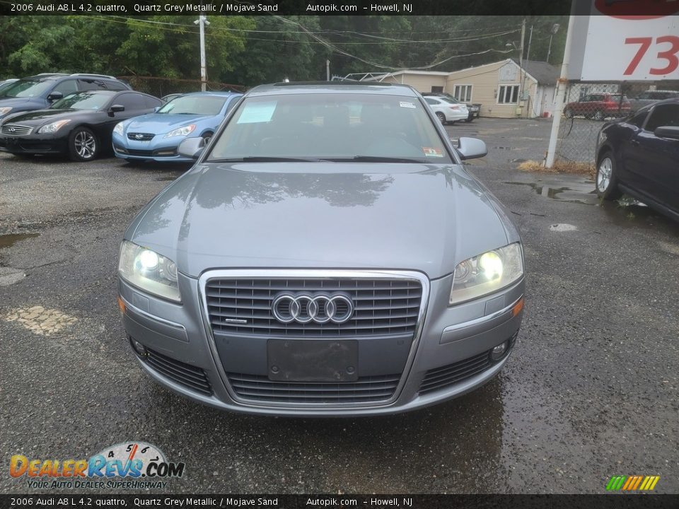 2006 Audi A8 L 4.2 quattro Quartz Grey Metallic / Mojave Sand Photo #7