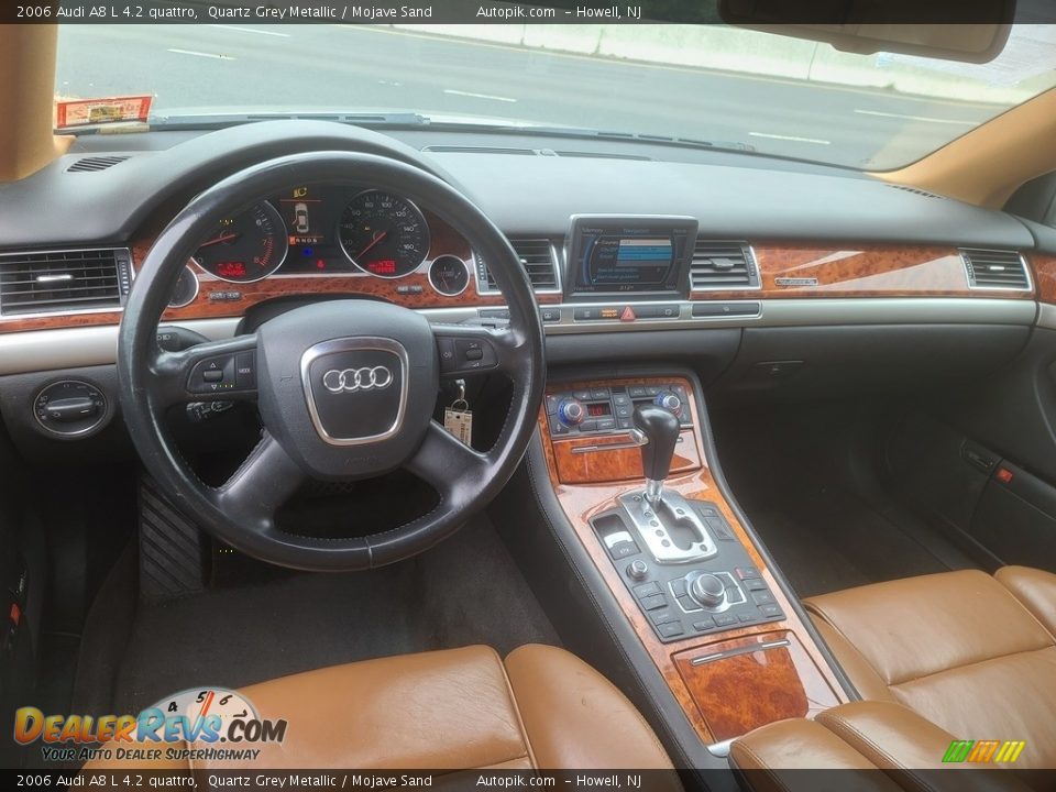 2006 Audi A8 L 4.2 quattro Quartz Grey Metallic / Mojave Sand Photo #9