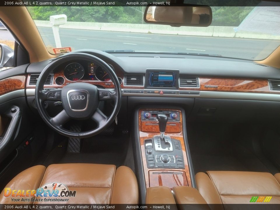 2006 Audi A8 L 4.2 quattro Quartz Grey Metallic / Mojave Sand Photo #10