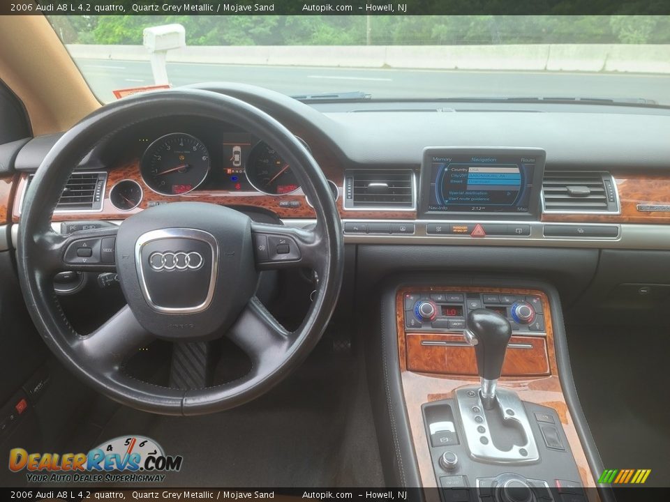 2006 Audi A8 L 4.2 quattro Quartz Grey Metallic / Mojave Sand Photo #11