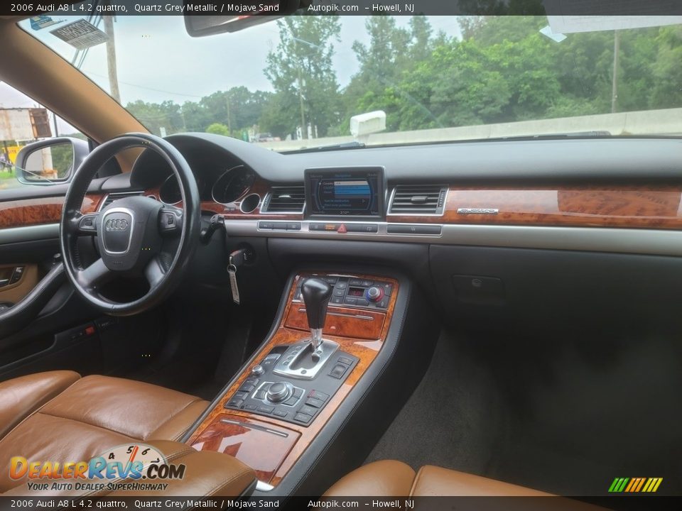 2006 Audi A8 L 4.2 quattro Quartz Grey Metallic / Mojave Sand Photo #13