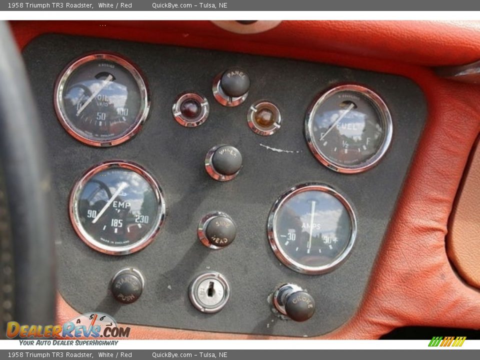 1958 Triumph TR3 Roadster Gauges Photo #10