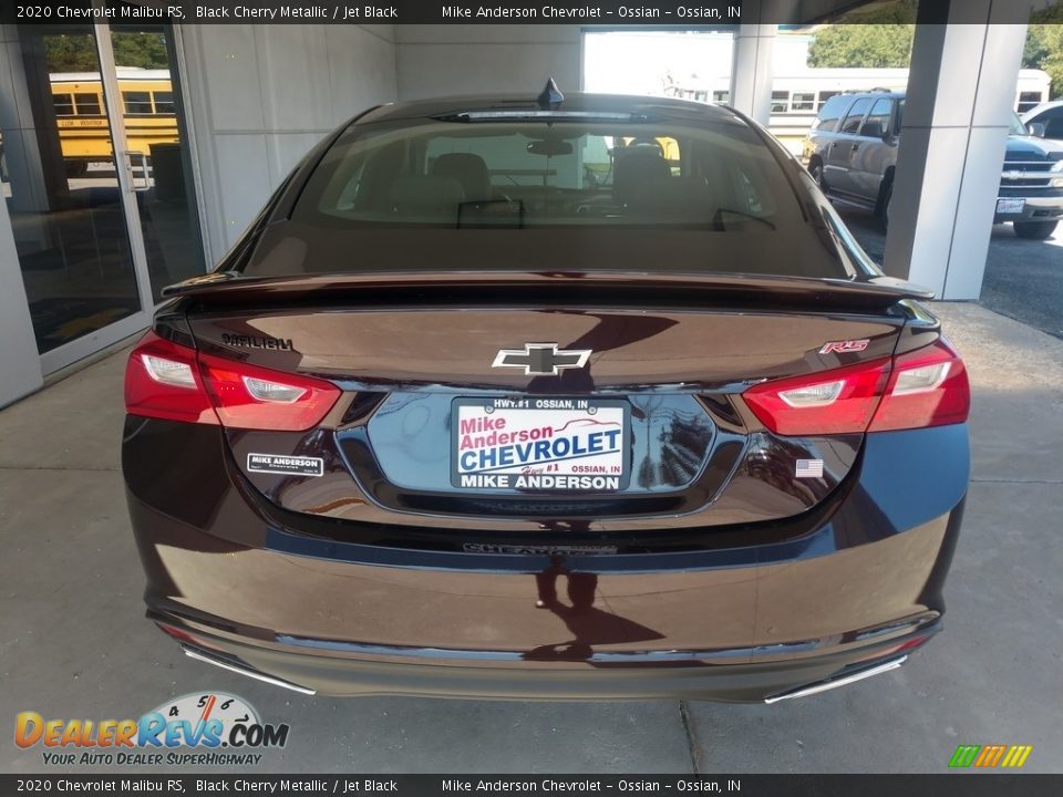 2020 Chevrolet Malibu RS Black Cherry Metallic / Jet Black Photo #5