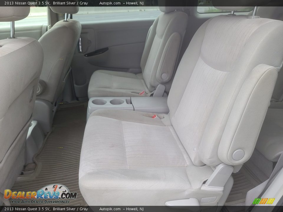 2013 Nissan Quest 3.5 SV Brilliant Silver / Gray Photo #14