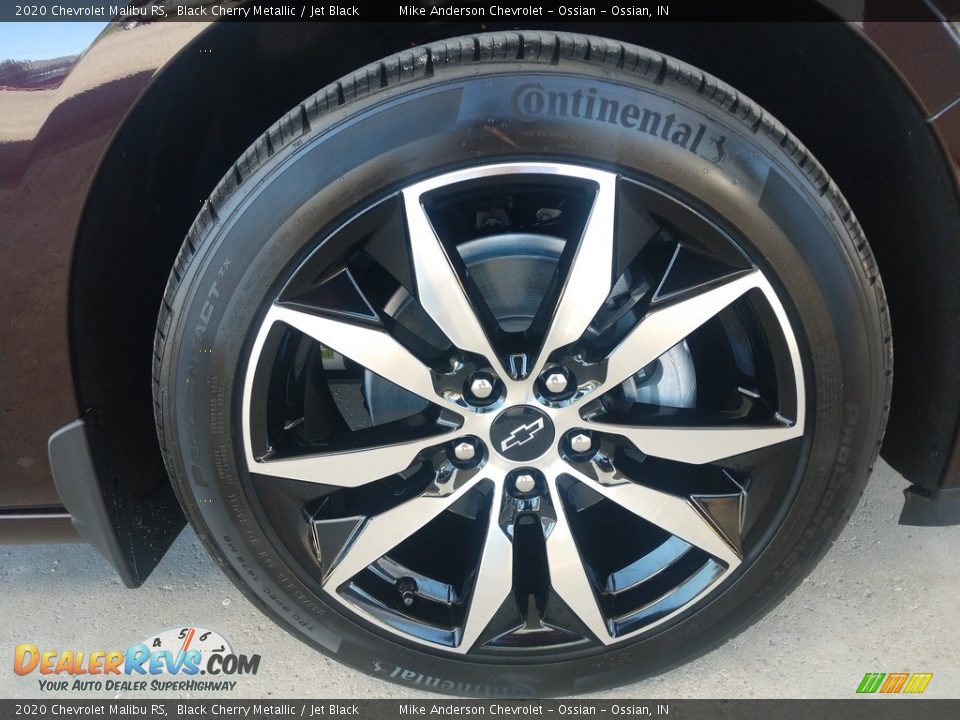 2020 Chevrolet Malibu RS Black Cherry Metallic / Jet Black Photo #11