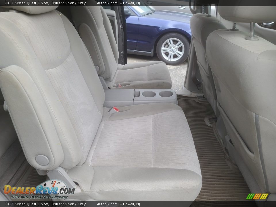 2013 Nissan Quest 3.5 SV Brilliant Silver / Gray Photo #16