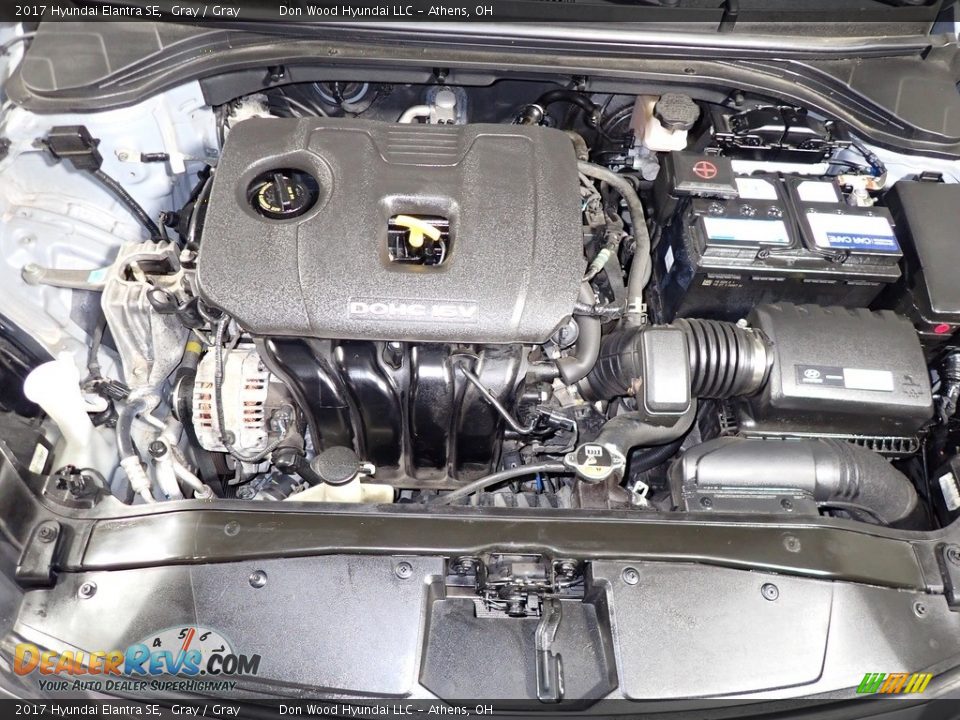 2017 Hyundai Elantra SE Gray / Gray Photo #6