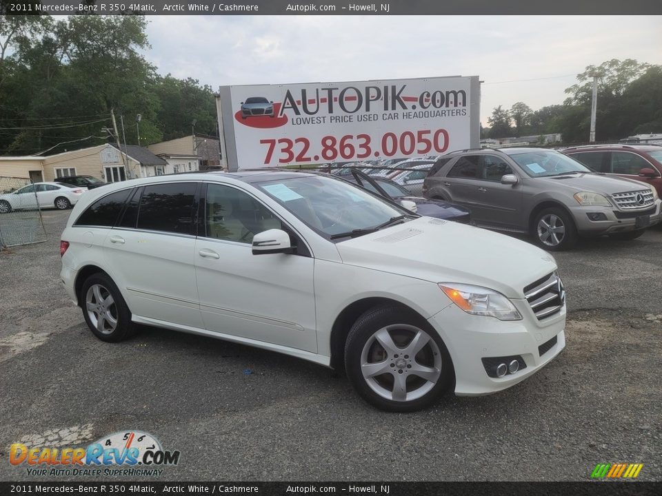 2011 Mercedes-Benz R 350 4Matic Arctic White / Cashmere Photo #1