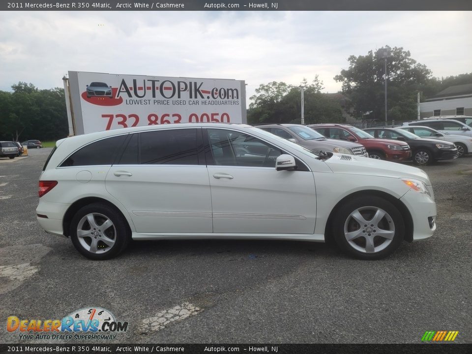 2011 Mercedes-Benz R 350 4Matic Arctic White / Cashmere Photo #2