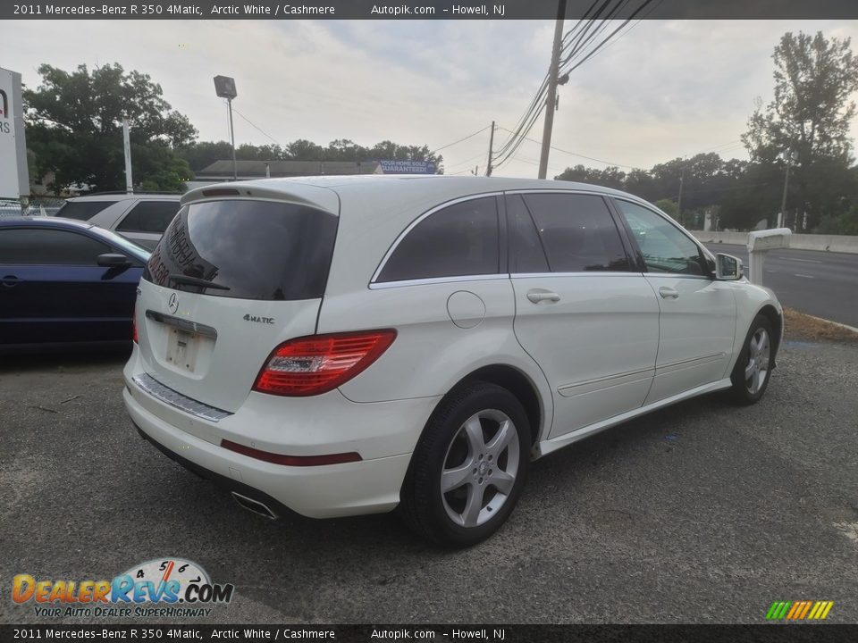 2011 Mercedes-Benz R 350 4Matic Arctic White / Cashmere Photo #3