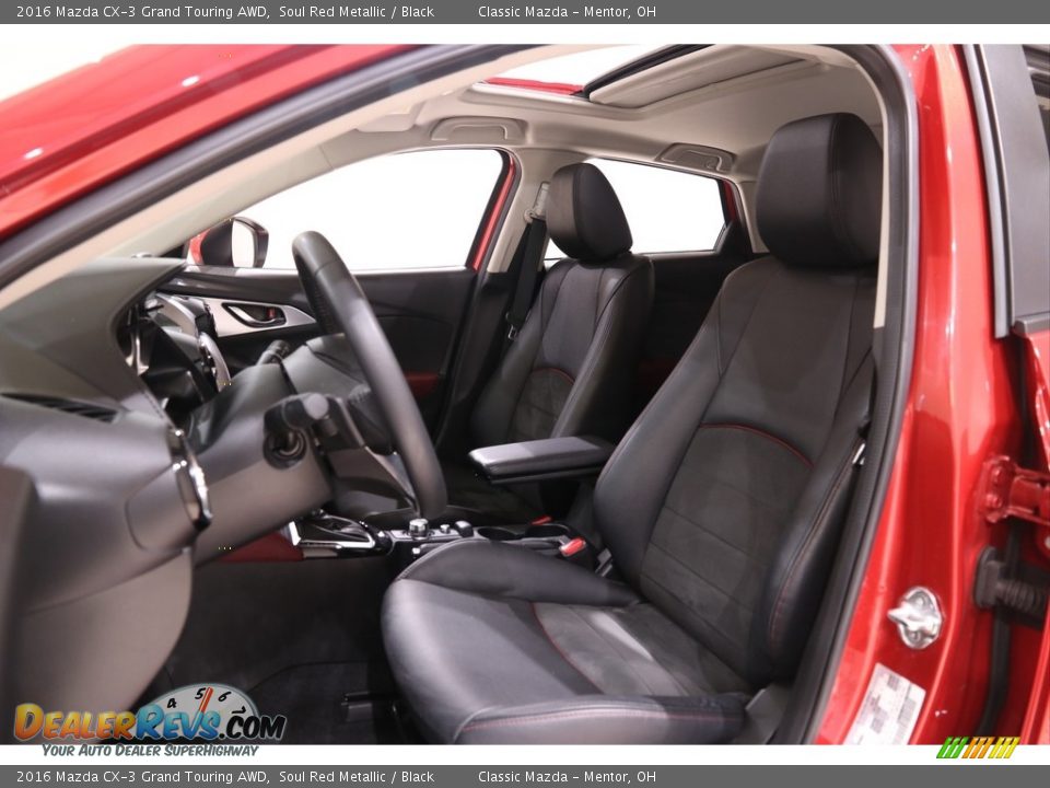 Black Interior - 2016 Mazda CX-3 Grand Touring AWD Photo #5