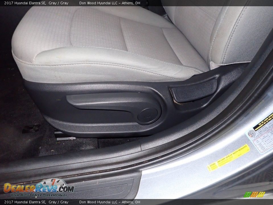 2017 Hyundai Elantra SE Gray / Gray Photo #17