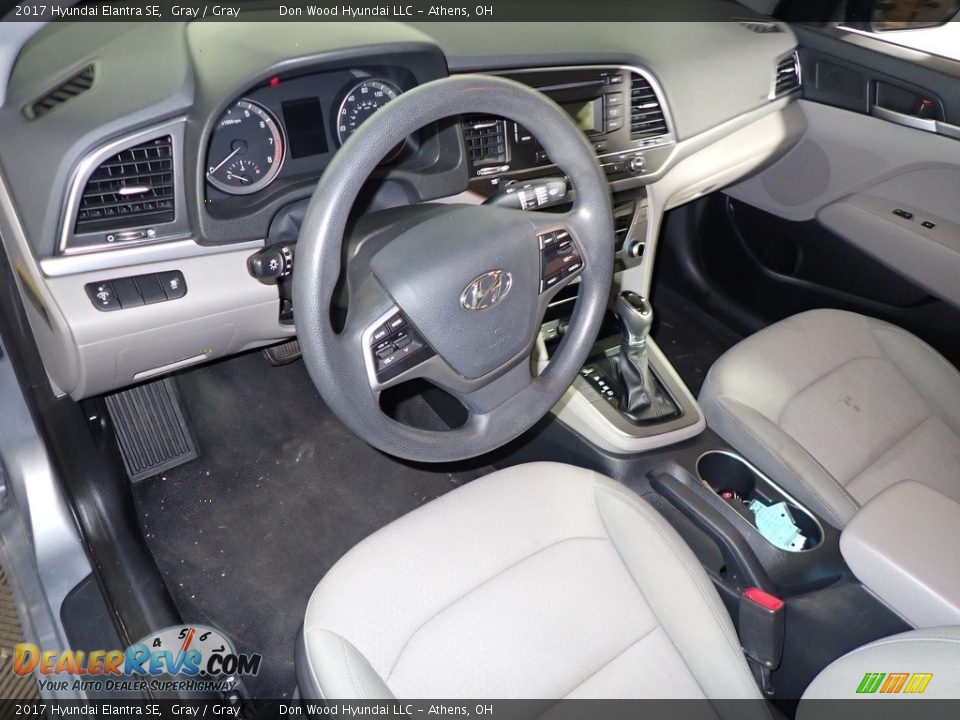 2017 Hyundai Elantra SE Gray / Gray Photo #18
