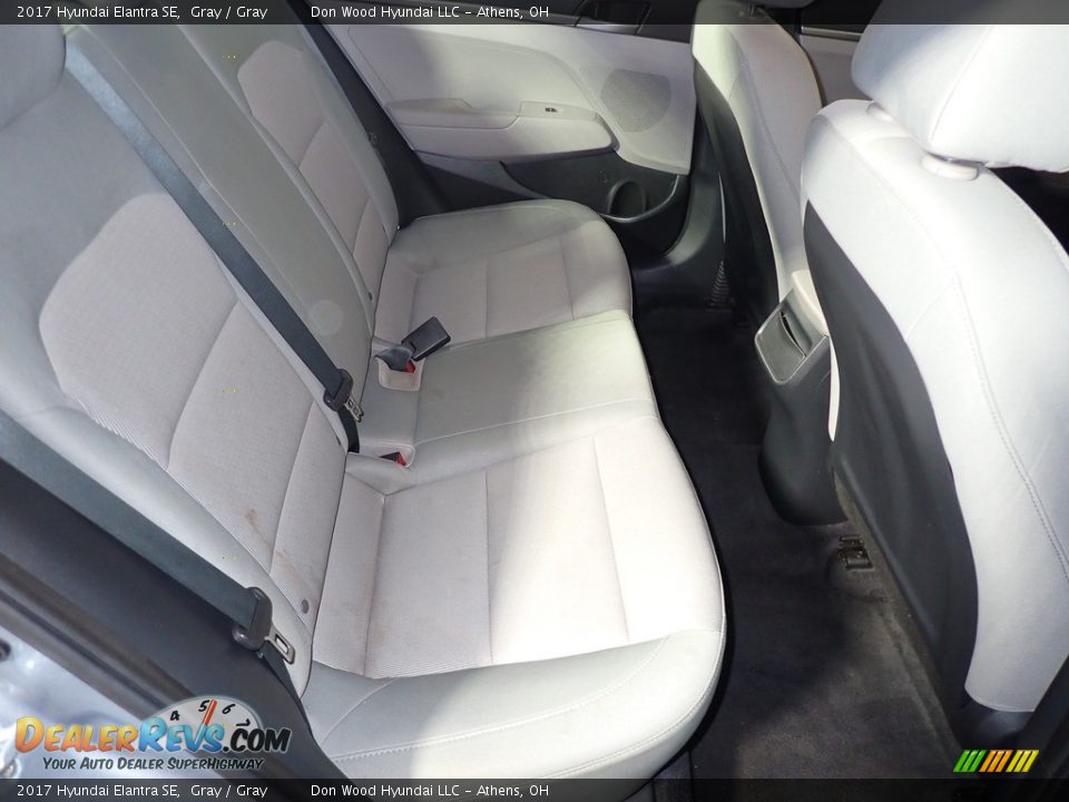 2017 Hyundai Elantra SE Gray / Gray Photo #23
