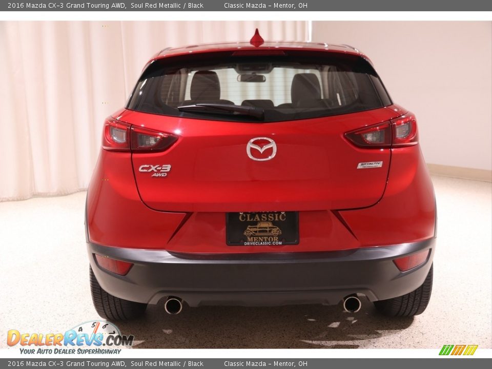 2016 Mazda CX-3 Grand Touring AWD Soul Red Metallic / Black Photo #18