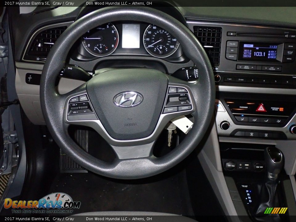 2017 Hyundai Elantra SE Gray / Gray Photo #29