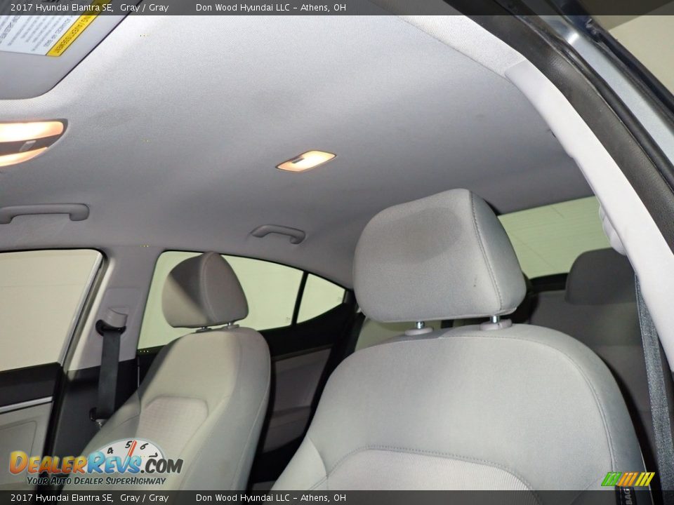 2017 Hyundai Elantra SE Gray / Gray Photo #31