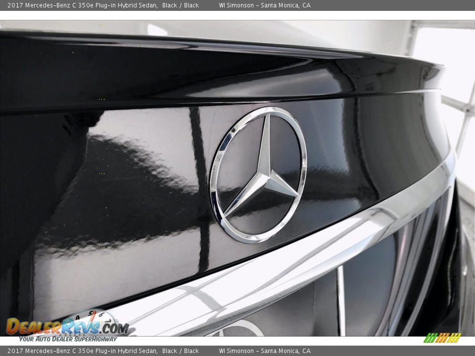 2017 Mercedes-Benz C 350e Plug-in Hybrid Sedan Black / Black Photo #7