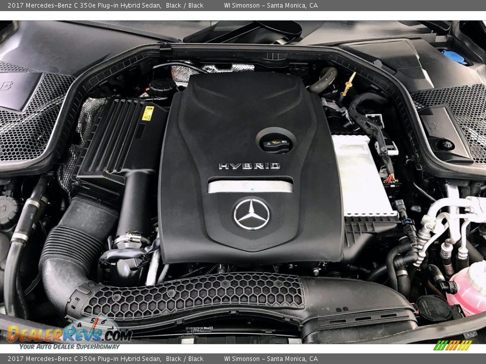 2017 Mercedes-Benz C 350e Plug-in Hybrid Sedan Black / Black Photo #9