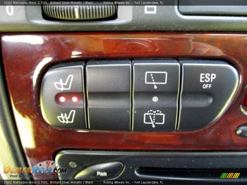 2002 Mercedes-Benz G 500 Brilliant Silver Metallic / Black Photo #4