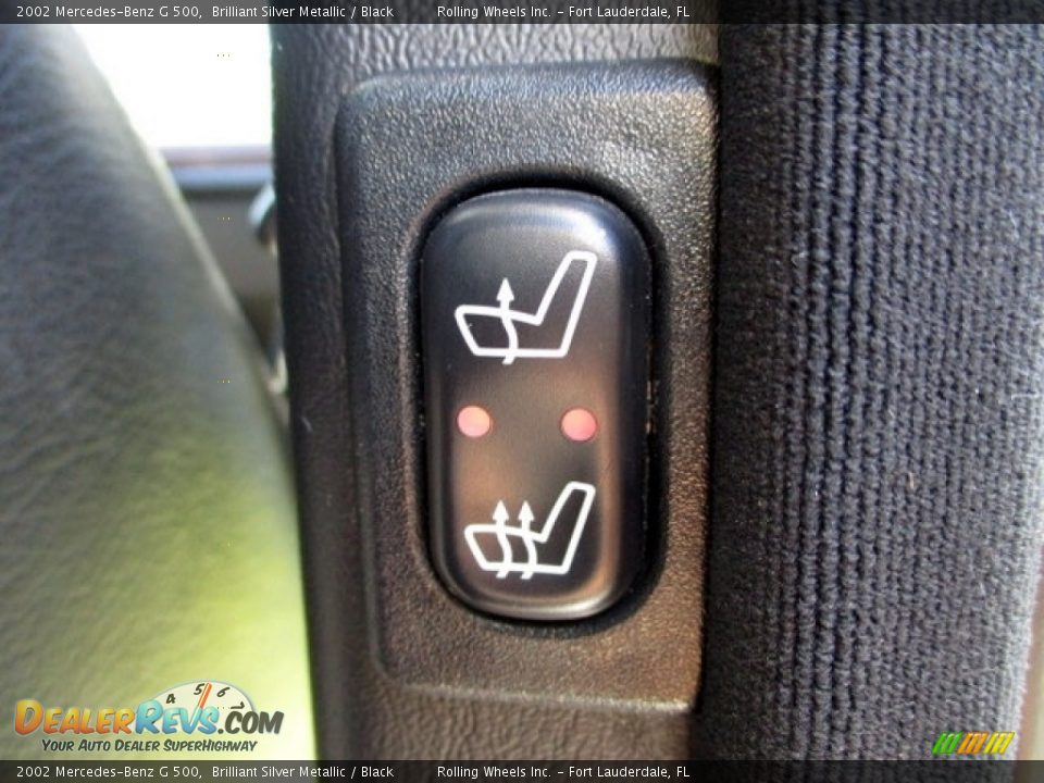 2002 Mercedes-Benz G 500 Brilliant Silver Metallic / Black Photo #6