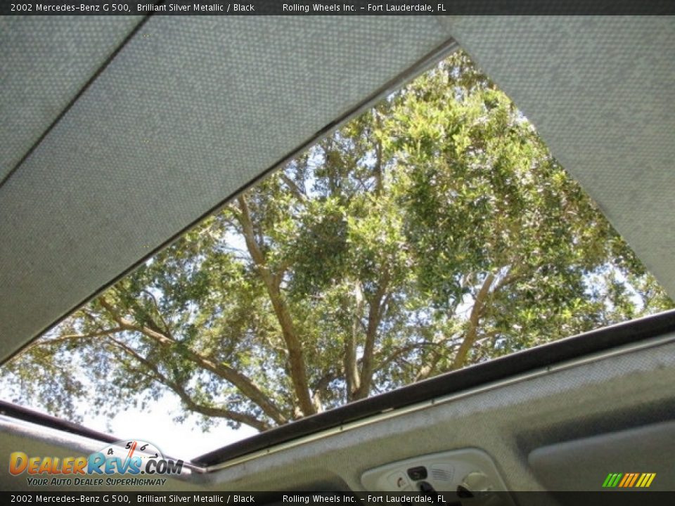 2002 Mercedes-Benz G 500 Brilliant Silver Metallic / Black Photo #8