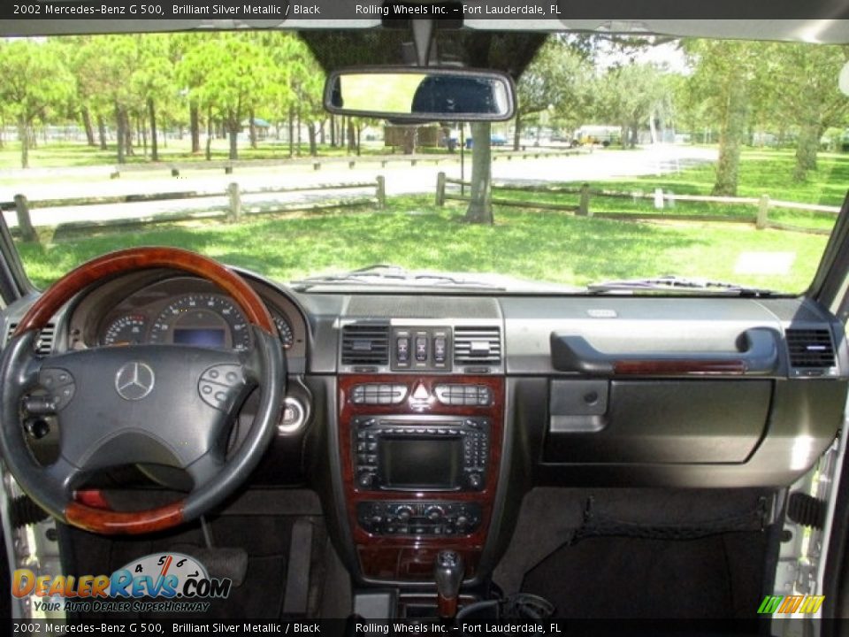 2002 Mercedes-Benz G 500 Brilliant Silver Metallic / Black Photo #10