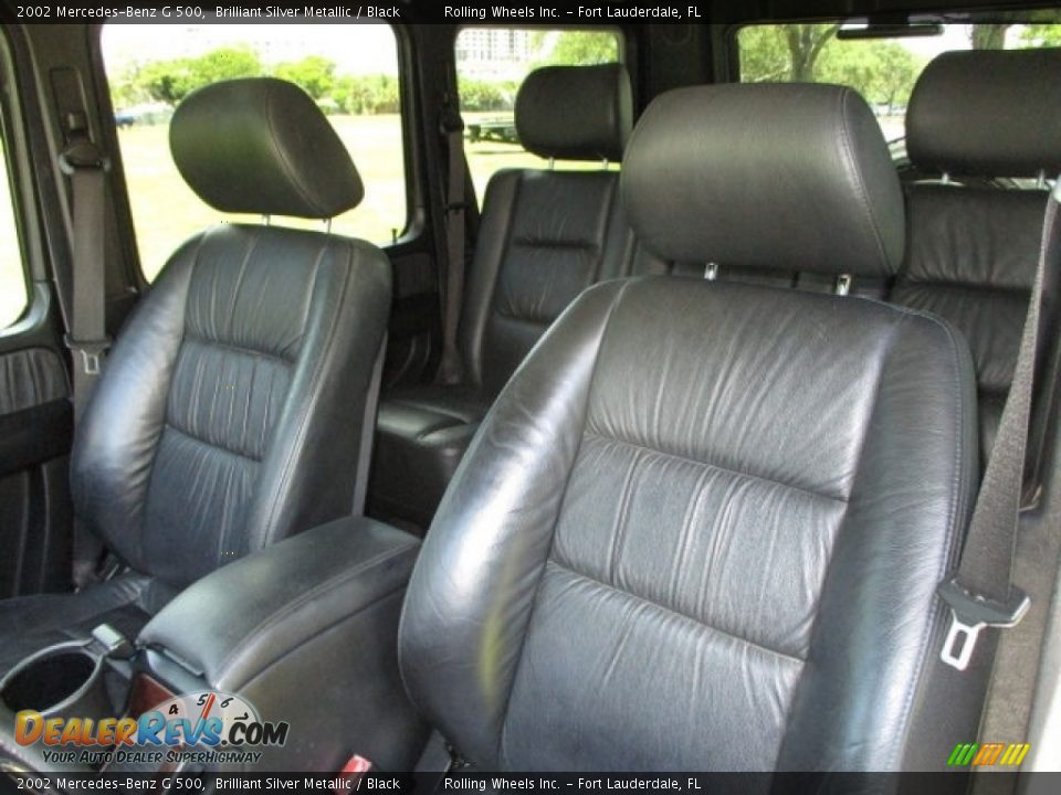 2002 Mercedes-Benz G 500 Brilliant Silver Metallic / Black Photo #12