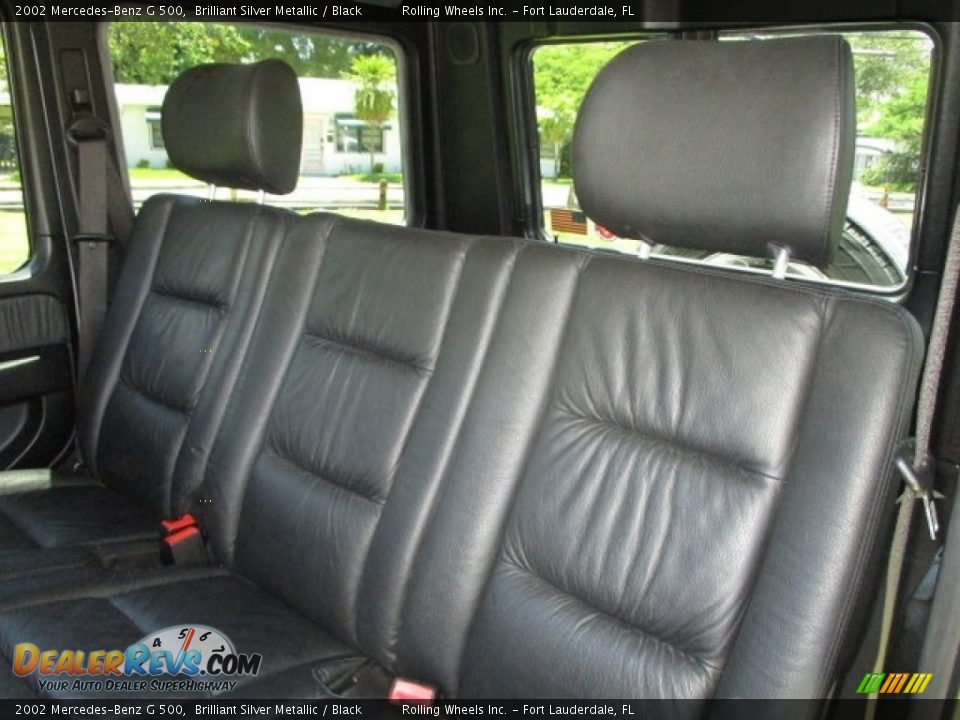 2002 Mercedes-Benz G 500 Brilliant Silver Metallic / Black Photo #14