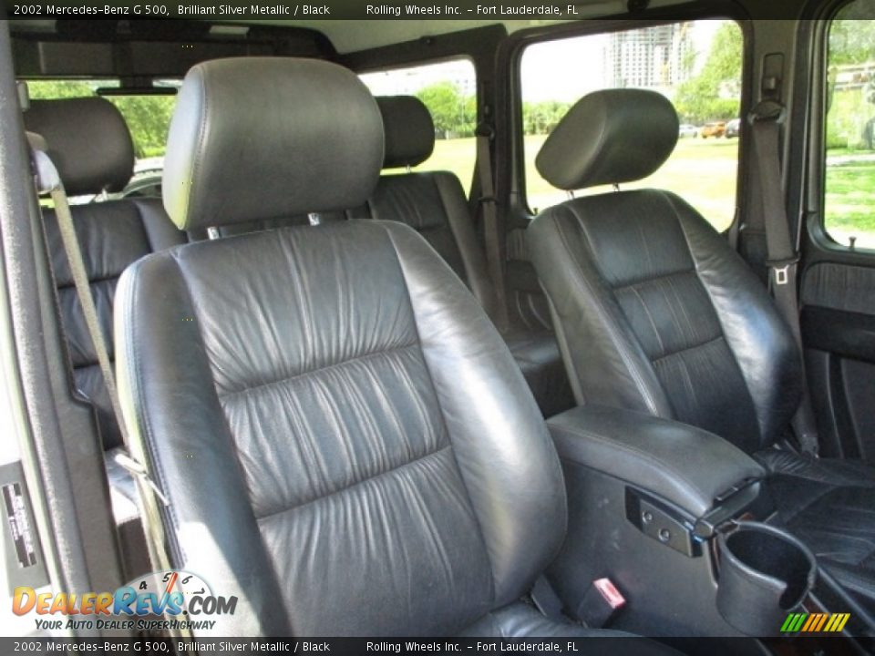 2002 Mercedes-Benz G 500 Brilliant Silver Metallic / Black Photo #16