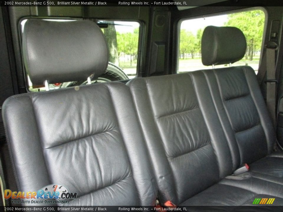 2002 Mercedes-Benz G 500 Brilliant Silver Metallic / Black Photo #18