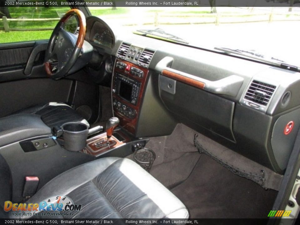 2002 Mercedes-Benz G 500 Brilliant Silver Metallic / Black Photo #20