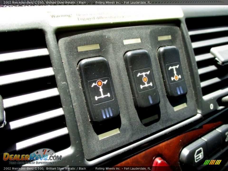 2002 Mercedes-Benz G 500 Brilliant Silver Metallic / Black Photo #22