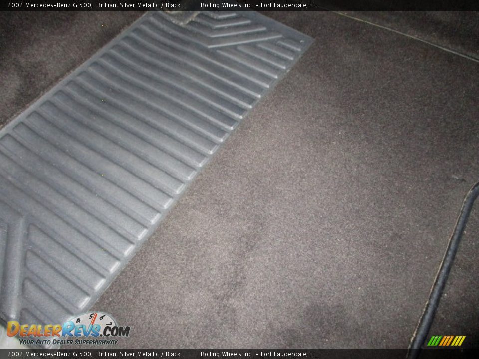 2002 Mercedes-Benz G 500 Brilliant Silver Metallic / Black Photo #24