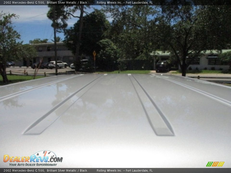 2002 Mercedes-Benz G 500 Brilliant Silver Metallic / Black Photo #25