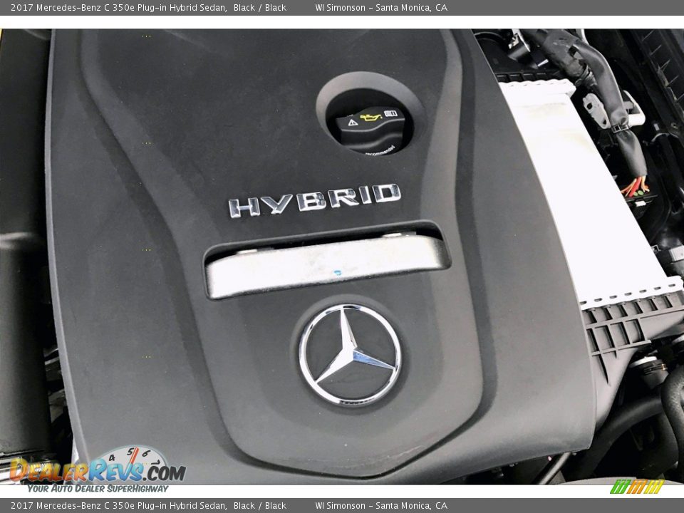2017 Mercedes-Benz C 350e Plug-in Hybrid Sedan Black / Black Photo #31